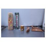 Decorative and Functional Wooden and Stained Glass