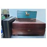 Wooden Storage Boxes and Photo Album