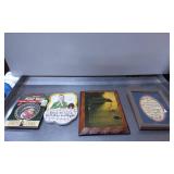 Christian Plaques and Christmas Ornament Set