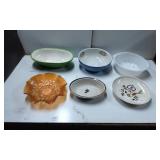 6 Decorative Bowls in Various Styles and Materials