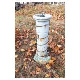 Concrete Water Fountain Stand with Pump, 25 1/2 In
