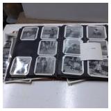 Vintage Photo Album with Black-and-White Photograp