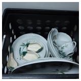 Hand-Painted Bamboo China Dishware Set from Japan
