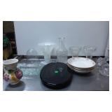 Glassware and Homer Laughlin ï¿½Empressï¿½ Dishes Lot