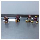 4 California Raisins Figurines from the 1980s