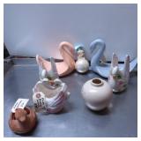 Ceramic Figurines and Decorative Items with Swan M