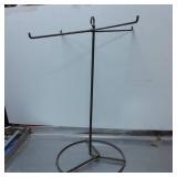 Metal Display Stand with Circular Base and Horizon