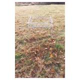 Metal Decorative Table Frame, 19 1/2 Inches Tall a