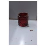 Ruby Red Glass Hobnail Pattern Lamp Shade