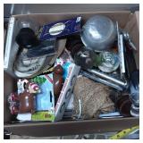 Treasure Box Lot with Various Items, 16in x 13.25i