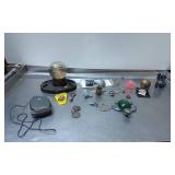 Decorative Items Including Crystal Ball, Figurines