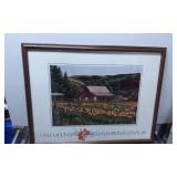 Framed Half Moon Bay Art & Pumpkin Festival 1988 P