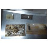 Vintage Industrial Brass and Metal Printing Plates