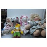 Plush Toys and Dolls Including Rag Doll and Teddy