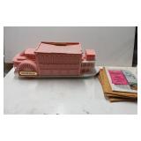 Pink Plastic Showboat Model with Accompanying Docu