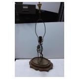 Table Lamp Frame with Ornate Base and Electrical W