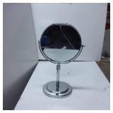 Tabletop Adjustable Double-Sided Chrome Vanity Mir