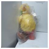 Big Bird Stuffed Toy in Plastic Packaging