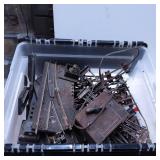 Model Train Track and Accessories (Bin Not Include