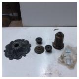 Decorative Metal Light Fixture Components with Gre