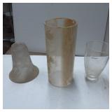 Frosted and Clear Glass Lamp Parts