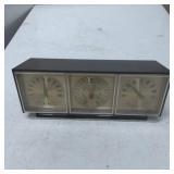 Mid-Century Desktop Weather Station with Barometer