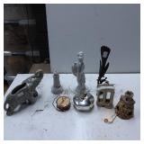 Decorative Ceramic, Wooden and Metal Figurines