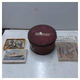 Miscellaneous Items: Puzzle, Tin Box, and Navajo S