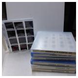 Labeled Slide Binders Featuring Plants, Flowers, a