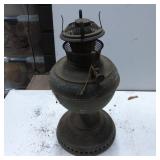 Metal Kerosene Oil Lamp with Decorative Base