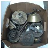 Brass and Metal Lamp Parts and Components, Various
