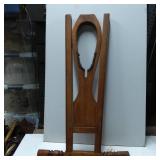 Victorian Wooden Boot Jack with Turned Handle