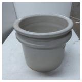 Stoneware Crock with Glossy Glaze Finish