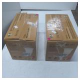 Two Wall Sconces with Switch in Original Packaging