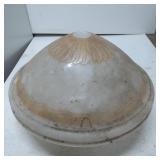 Frosted Glass Ceiling Light Shade with Floral Desi