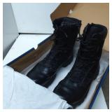 Black Tactical Boots with Box