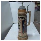 Ceramic Beer Stein Featuring John Rupert Theme wit