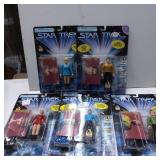 5 Star Trek Playmates Action Figures in Original P