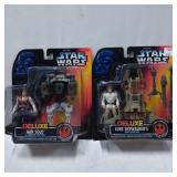 Star Wars Deluxe Action Figures: Han Solo and Luke