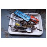 Drill Bits Including Spade, Twist, and Masonry Typ