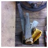 Hand Tools Including Hand Saws and Miter Box