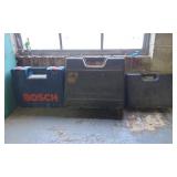 Bosch, Porter-Cable, and Black & Decker Tool Cases