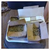 Boxes of Bolts, Screws, and Nails