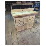 Router Table With Router, Second Router, and Assor