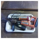 Two Soldering Irons With Accessories in Utility Tr