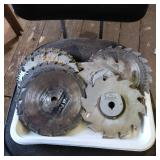 Circular Saw Blades with Carbide-Tipped Teeth