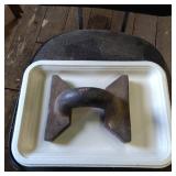 Cast Iron Bow Handle Weight with Tapered Ends