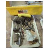 Hand Tools and Drill Bits in Plastic Organizer