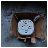 Metal Junction Box with Cardboard Packaging