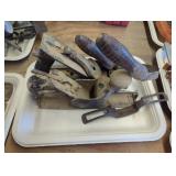 Vintage Metal Jack Plane with Wooden Handles